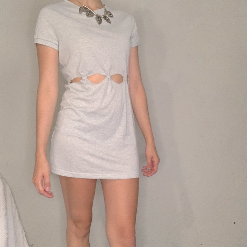 Cut out T-shirt dress